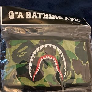 Bape Mask (Green Camo Shark)